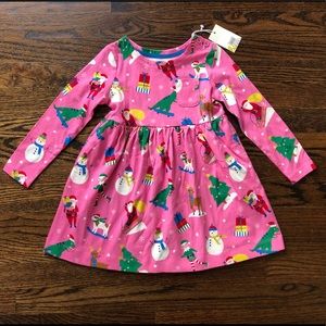 NWT Mini Boden Holiday Dress Size 2/3